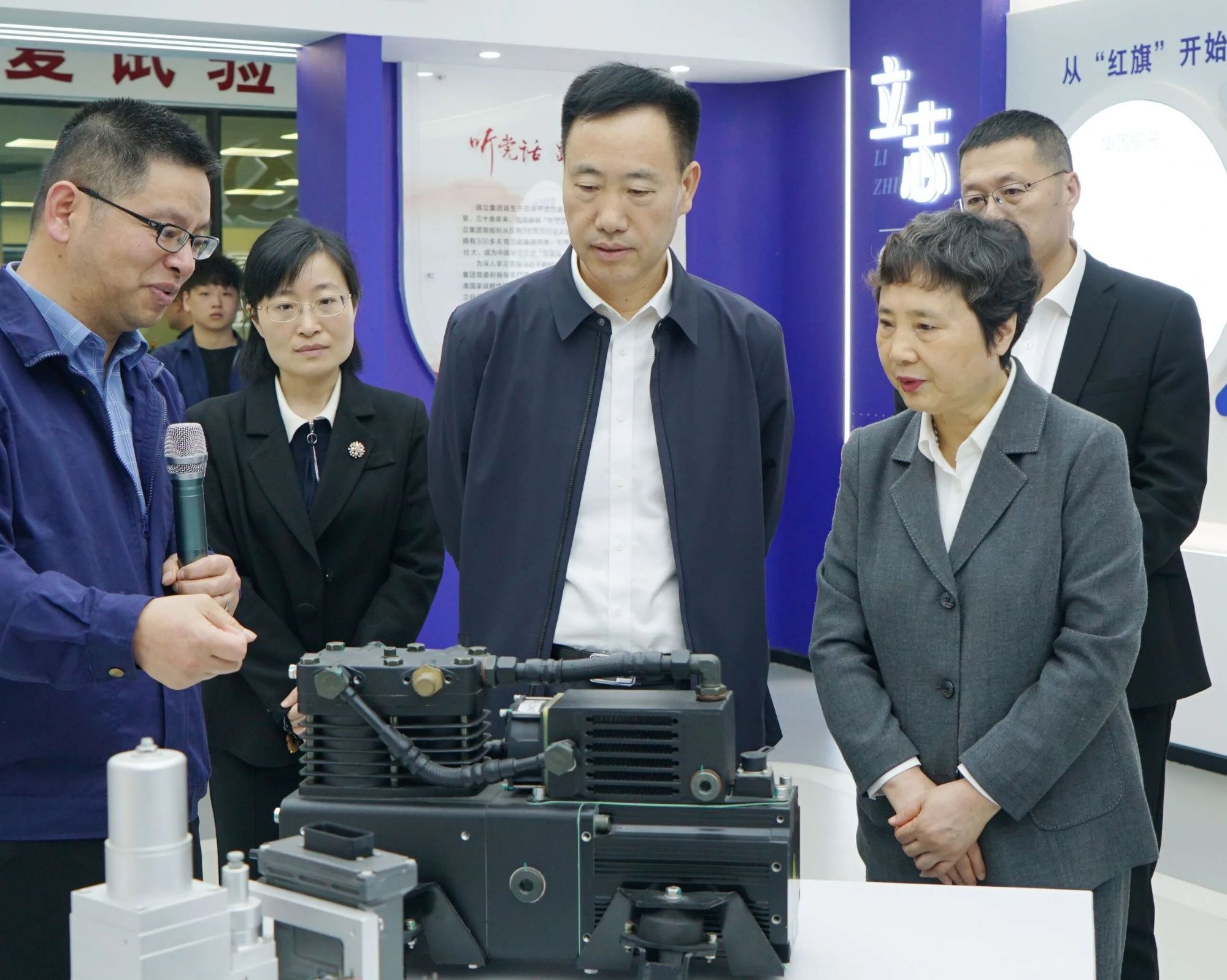 浙江省生态环境厅副厅长麻胜聪带队调研瑞立集团